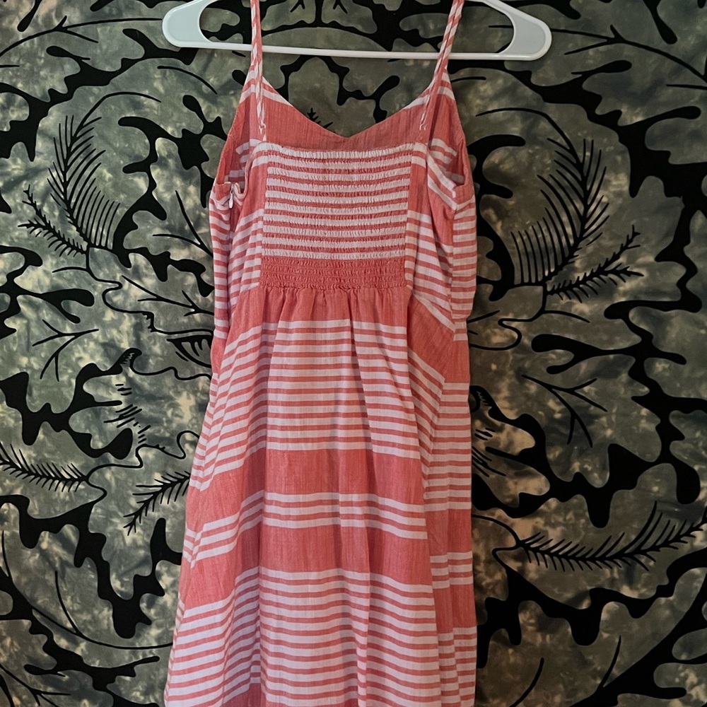 Old Navy Red and White Striped Dress